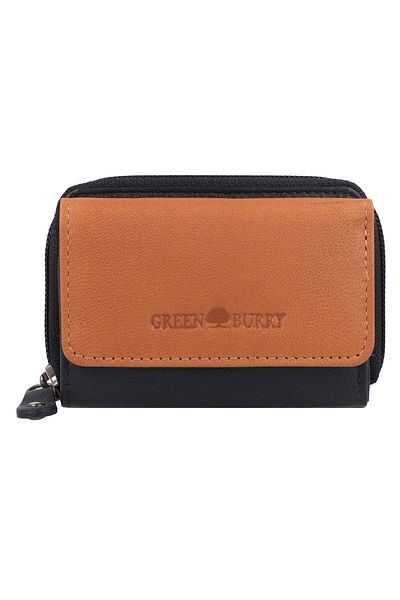 Greenburry Portofel Nappa din piele cu protecție RFID 11 cm