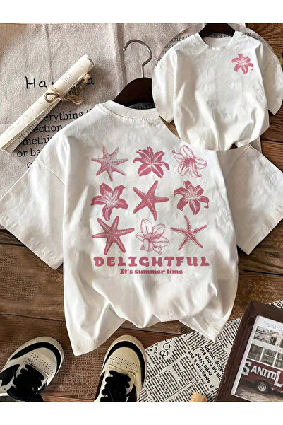 LAYORA Γυναικείο μπλουζάκι με μοτίβο κερασιού Fruit of the Spirit - oversized