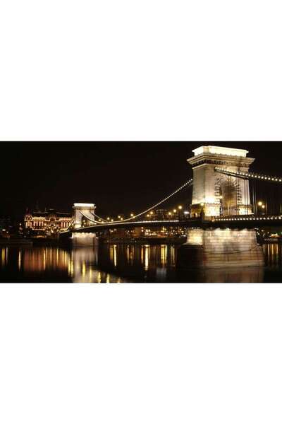 startonight Tablou DualView Startonight Pod Budapesta, 60 x 120 cm