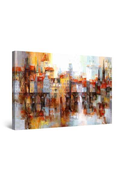 startonight Tablou DualView Startonight Orasul aglomerat, 90 cm x 60 cm