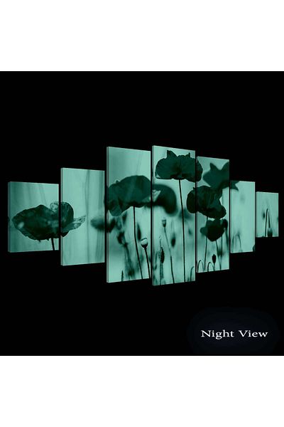 startonight Set Tablou DualView Startonight Macii Infloriti, 7 piese, 100 x 240 cm