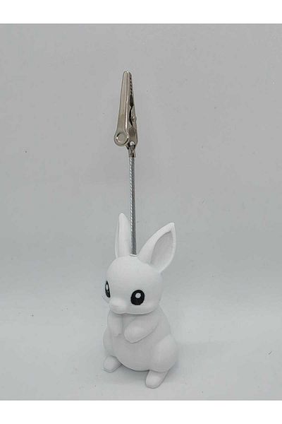 CEVİZ DİZAYN Walnut Design Rabbit Note Holder with Notes