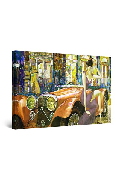 startonight Tablou DualView Startonight In rochia violet, 80 cm x 120 cm