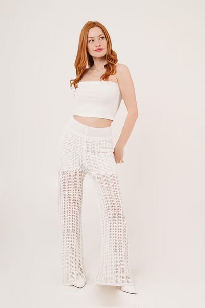 Bare & Bold Wide Leg Pants with Elastic Waist