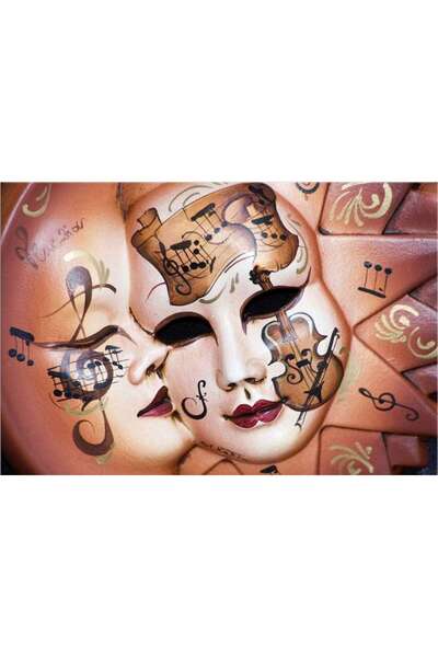 startonight Tablou DualView Startonight Masti muzicale, 60 x 90 cm