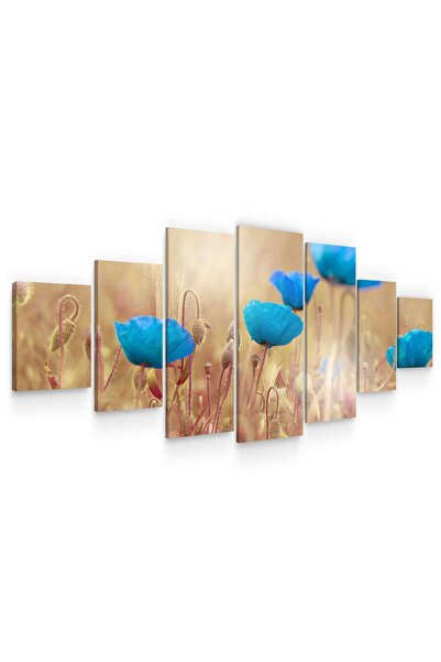 startonight Set Tablou DualView Startonight Maci Albastrui, 7 piese, 100 x 24...