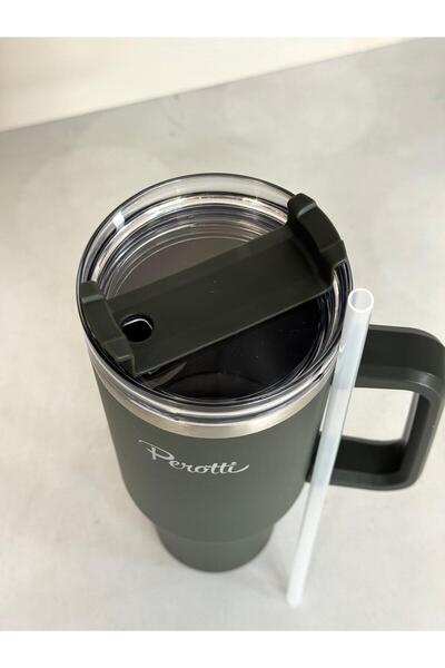 Perotti كول V1 ترمس ستانلس ستيل 1200 مل كاكي