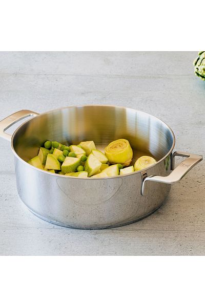 Bra Signature Saucepan, Premium 18/10 Stainless Steel, 24 Cm, 3.75 Liters