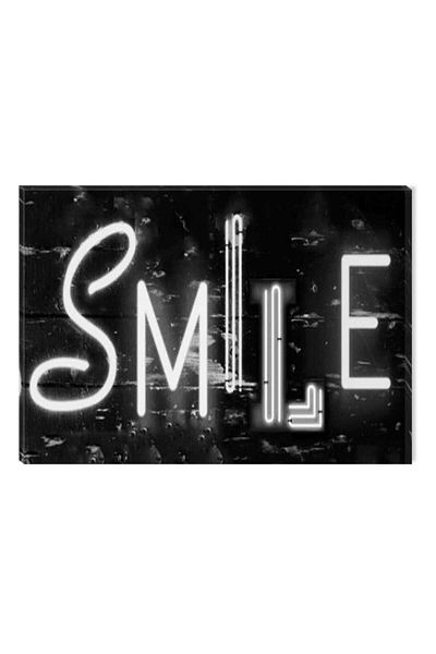 startonight Tablou Alb-Negru Abstract Startonight, Smile, 80 x 120 cm