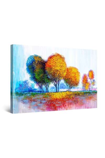 startonight Tablou DualView Startonight Colectie Copaci colorati, 90 cm x 60 cm