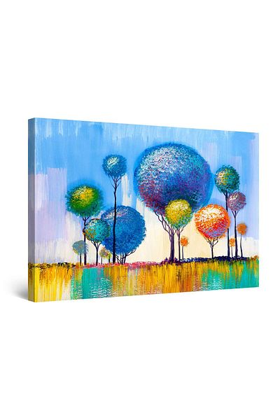 startonight Tablou DualView Startonight Pomi Colorati, 120 cm x 80 cm