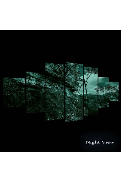 startonight Set Tablou DualView Startonight Secretele naturii, 7 piese, 100 x 240 cm