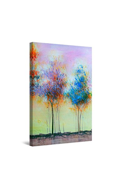 startonight Tablou DualView Startonight Doi Copaci Colorati, 90 cm x 60 cm