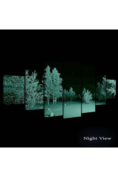 startonight Set Tablou DualView Startonight Noapte de iarna, 7 piese, 100 x 240 cm