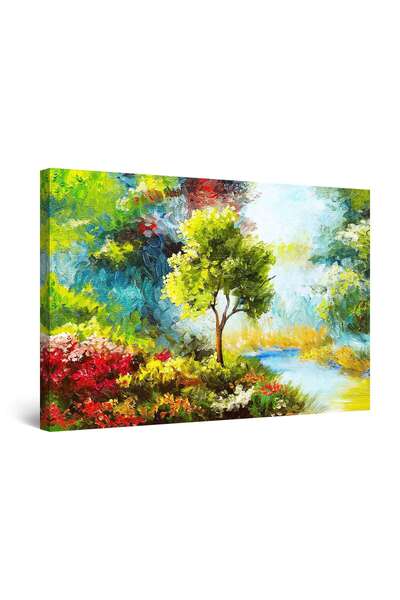 startonight Tablou DualView Startonight Copac langa poteca, 90 cm x 60 cm