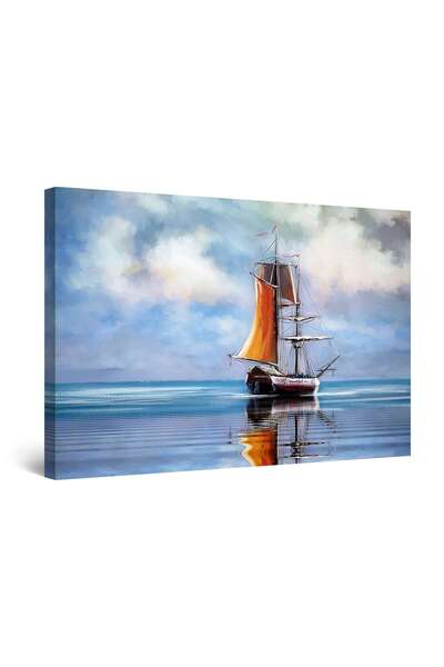 startonight Tablou DualView Startonight Barca Solitara, 90 cm x 60 cm