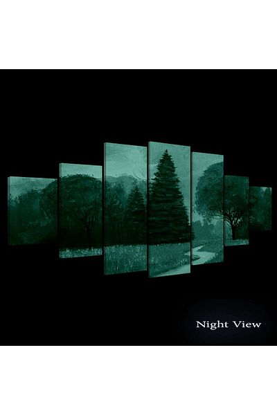 startonight Set Tablou DualView Startonight Toamna Tarzie, 7 piese, 100 x 240 cm