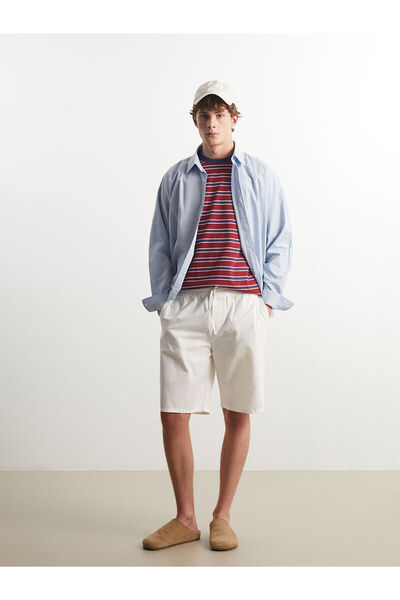 LC Waikiki Peak New Season Comfortable Fit Gabardine Men's Shorts