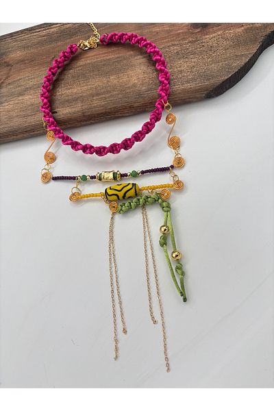 AGG TASARIM Special Design Macrome Necklace
