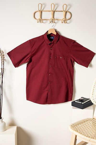 Brothers Men's Comfort Fit Basic Short Sleeve Single Pocket Washable Gabardine Shirt Kansas Ss B01.251.428 -