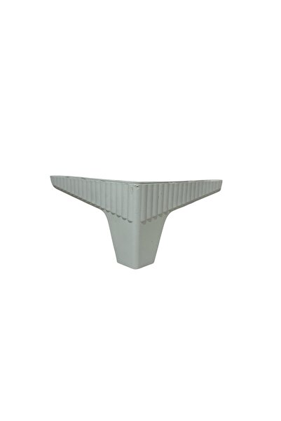 HOMDEP Sofa Armchair Tv Unit Console Upgrade Zenit Model Plastic Leg 10 cm White Color 4 Pieces