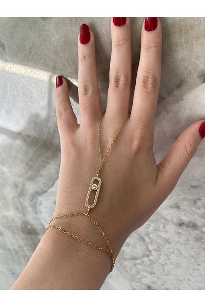sain jewelry Gold Color Chain Zircon Stone Shahmeran