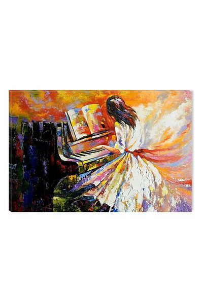 startonight Tablou DualView Startonight Cantand la pian, 80 x 120 cm