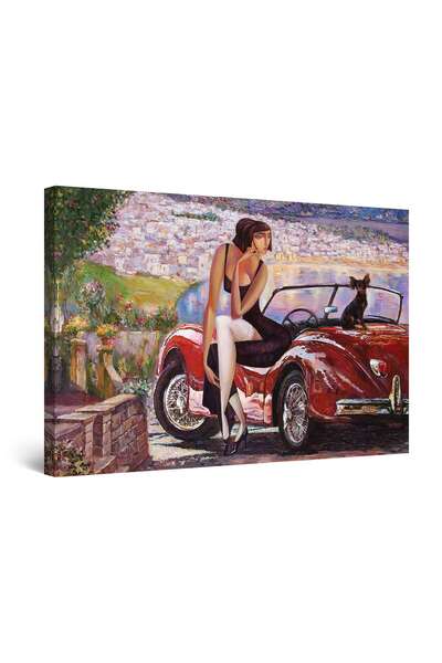 startonight Tablou DualView Startonight Privelistea de pe deal, 80 cm x 120 cm