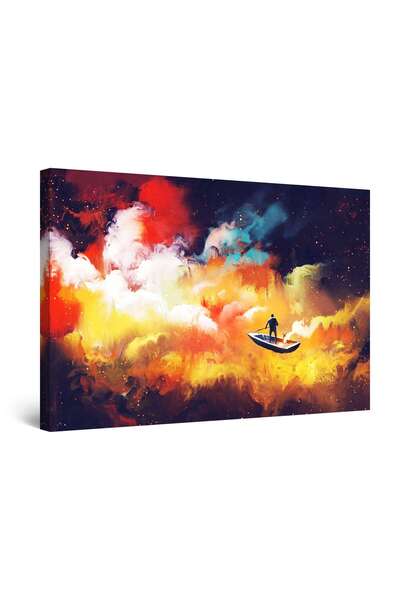 startonight Tablou DualView Startonight Pescuit printre Nori, 120 cm x 80 cm