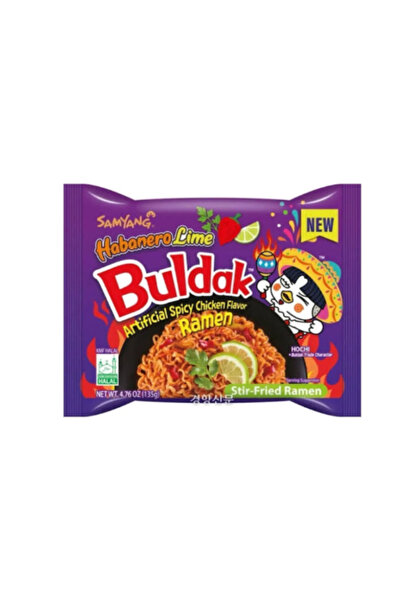 ALBARSHA Habanero Lime BULdak Hot Chicken Flavor Ramen 135gr Helal
