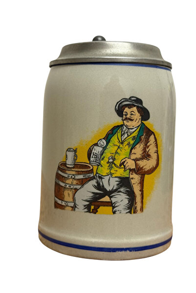 Web TANKART Klasik Zin kapaklı Alman Bira Bardağı