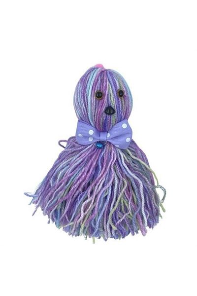 ForWhat Colorful Tassel Cat Toy with Octopus Shape Bell Drawstring for Office Home Pet