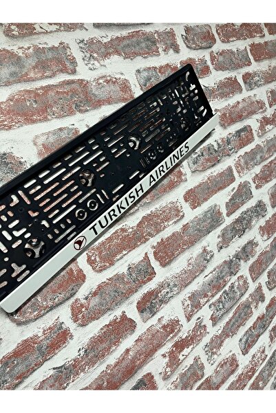 3ALAZERPLEKSİ 3ALAZERPLEKSİ BEYAZ THY ARABA PLAKALIĞI