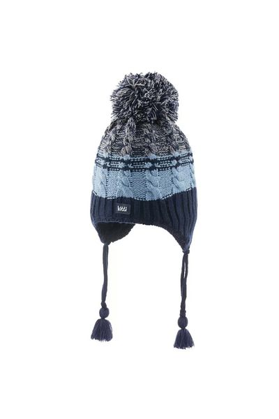 MBB ETİCARET Kitti Bebe Men's Eared Beanie (1-4 Years) K23120-06 Navy Blue