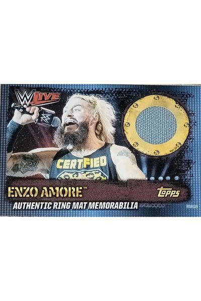 Topps Enzo Amore Tm Authentic Ring Mat Memorabilia