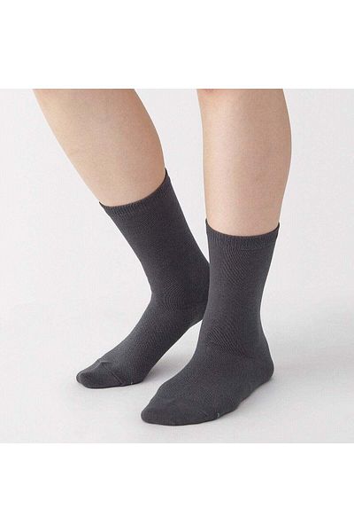 Muji Right Angle Moisture Wicking Cotton Socks