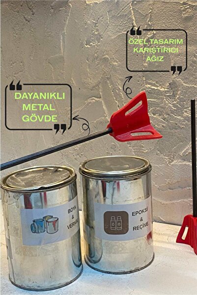 Serengeti Şarjlı Matkap Uyumlu Karıştırıcı Uç – Epoxy, Boya, Taş Tozu ve Alçı için Mikser Ucu, Çok Fonksiyonlu