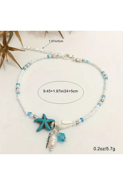 Fashionjewelery Starfish Anklet