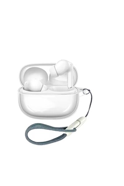 NANOSPACE جراب سيليكون ملون بخطاف متوافق مع سماعات شاومي ريدمي بودز 6 برو