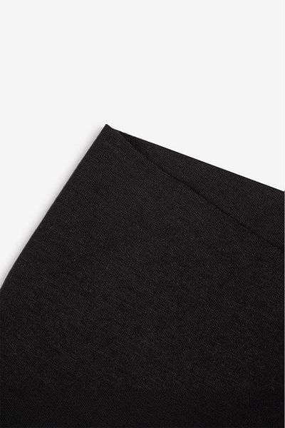 Bolero Crop din bumbac Pima invizibil fără cusături negru