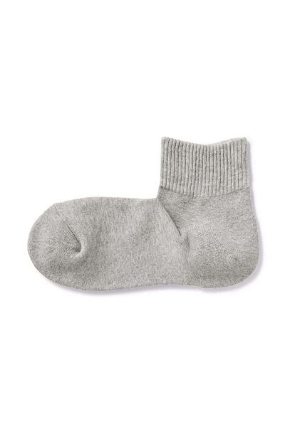 Muji Right Angle Pile Short Socks