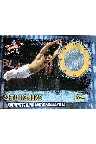 Topps Seth Rollins Authentic Ring Mat Memorabilia