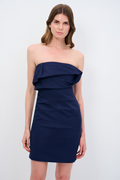 adL Straplez Mini Elbise