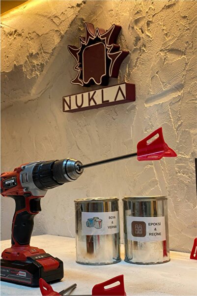 Serengeti Şarjlı Matkap Uyumlu Karıştırıcı Uç – Epoxy, Boya, Taş Tozu ve Alçı için Mikser Ucu, Çok Fonksiyonlu