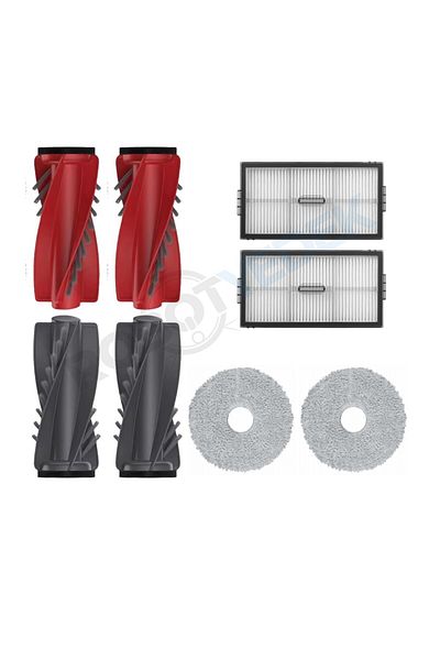 robotyedek Saros 10R Compatible Brush Hepa Filter Mop Set-6 Pieces