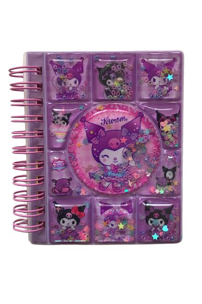 AurorAccessory Kuromi Figured 3D Juicy Cover 2 Pages Color Sticker and Mini Notepad 8*10 cm 002g