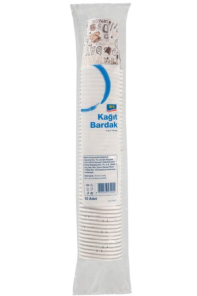 Aro Paper Cup 7 oz 50's (175 ml)