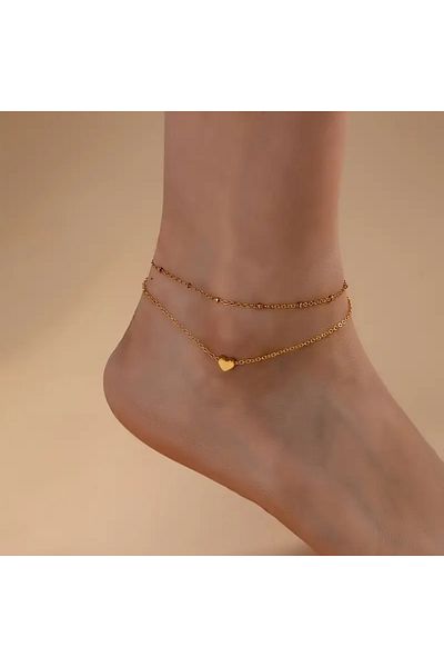 Fashionjewelery Gold Star Anklet