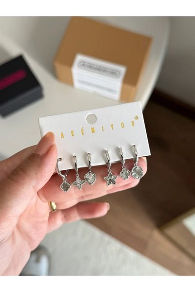 RoseandRoses Cennale Earring Set Silver