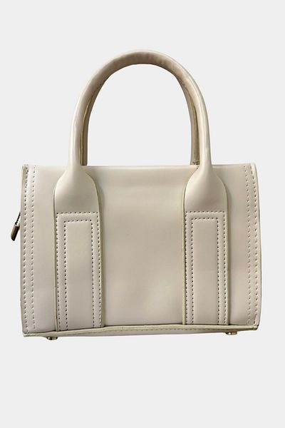 osteir Women's Mini Size Hand and Shoulder Bag with Adjustable Shoulder Strap and Zipper Closure